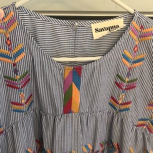 Savanna Jane Multi-Colored Dress. Never Worn. Sm.